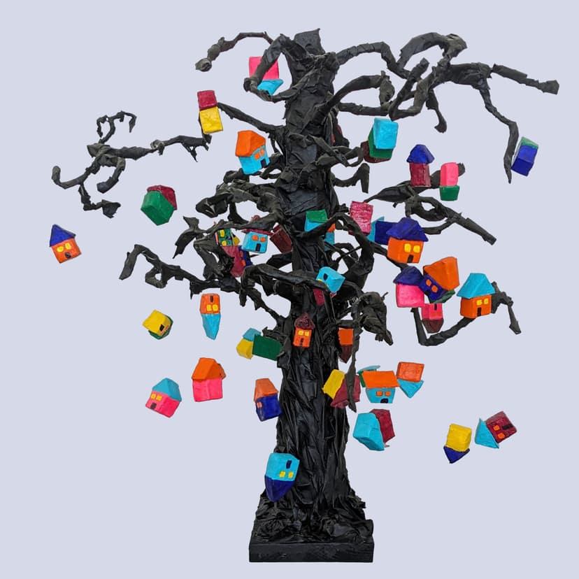 Treehouse, artwork by Angela Mihm