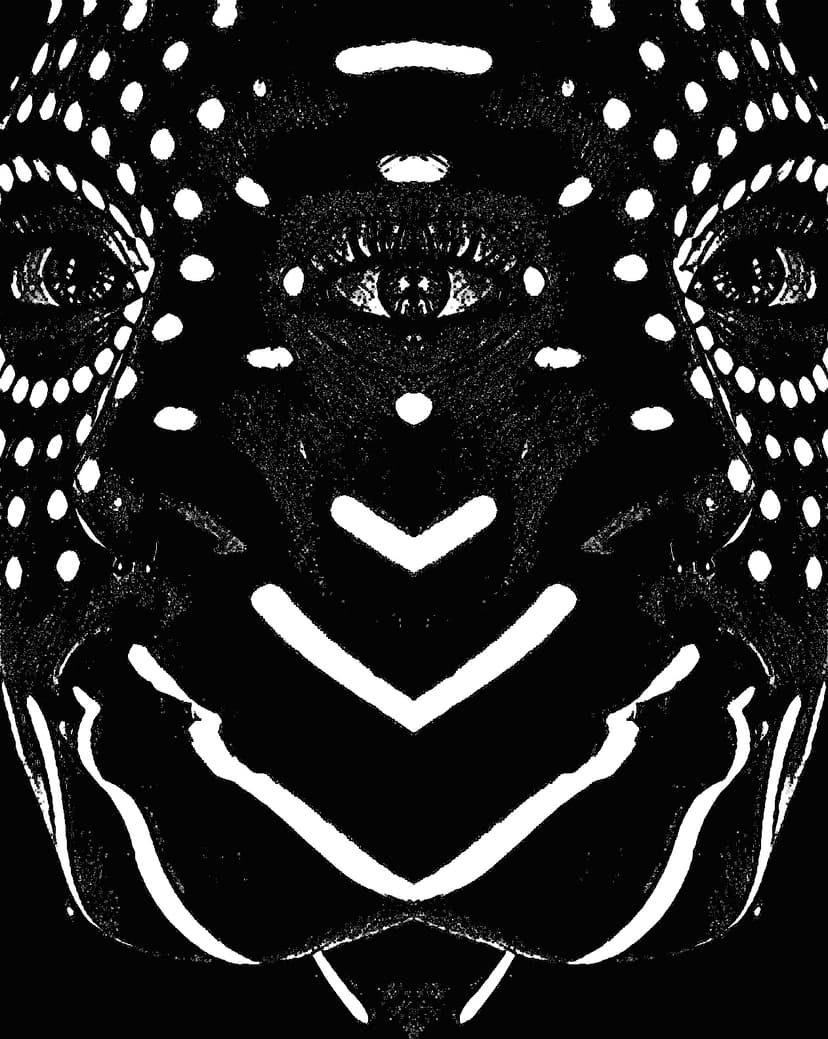 Chaotic Luminescence, artwork by Joshua Effiong